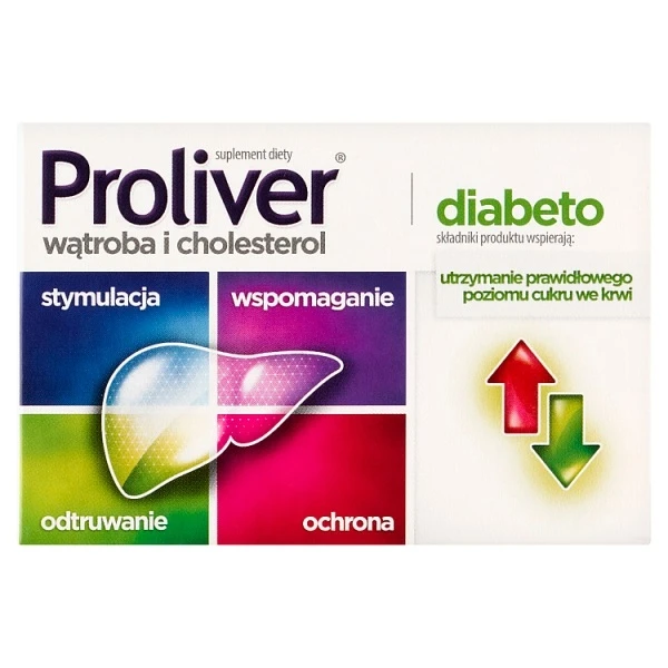 Proliver Diabeto, 30 tabletek