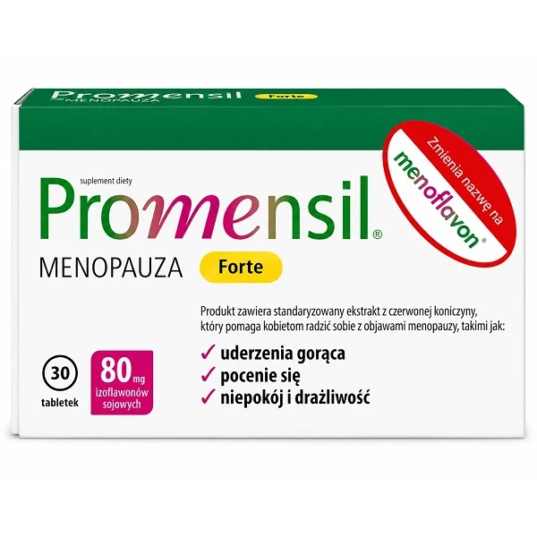 Promensil Forte Menopauza, 30 tabletek