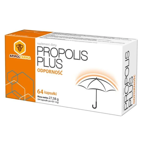 Propolis Plus, 64 kapsułki
