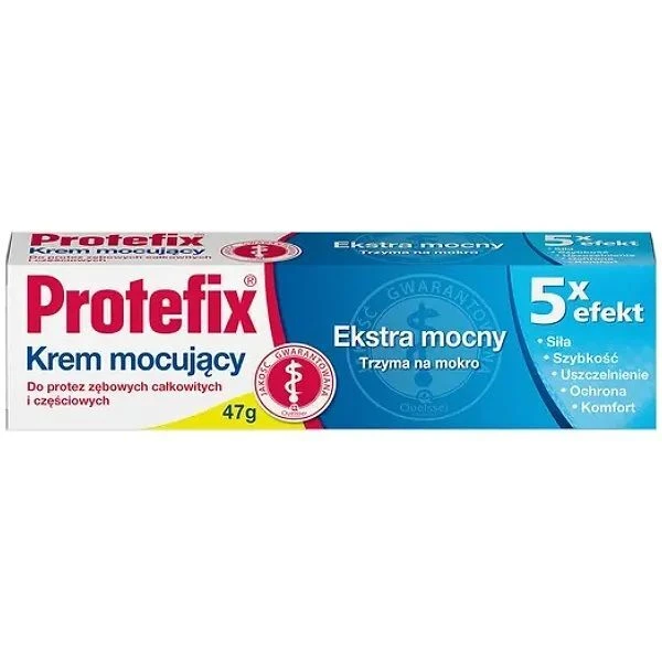 Protefix, krem mocujący, ekstra mocny, 47g