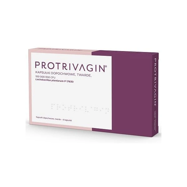 Protrivagin, 6 kapsułek dopochwowych