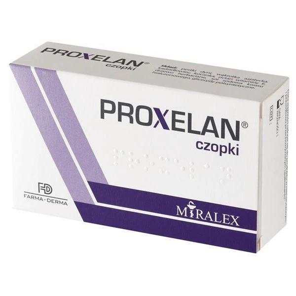 Proxelan, czopki doodbytnicze, 10 sztuk