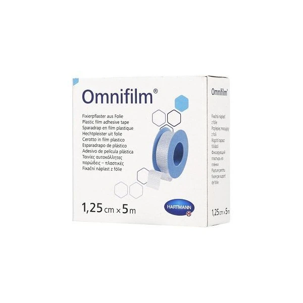 Przylepiec na rolce Omnifilm, 1,25cmx5m, 1 sztuka