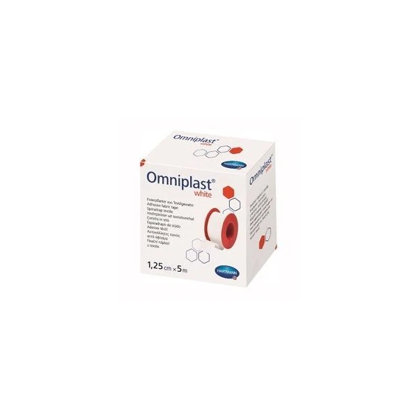 Przylepiec na rolce Omniplast White, 1,25cmx5m, 1 sztuka