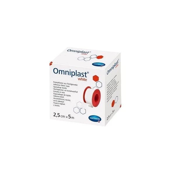 Przylepiec na rolce Omniplast White, 2,5cmx5m, 1 sztuka