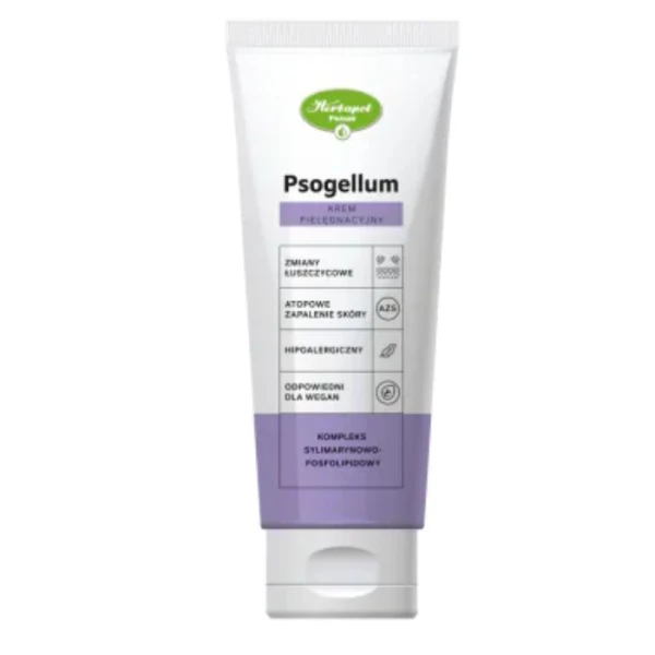 [DATA - 2026-10-31] Psogellum, hipoalergiczny krem pielęgnacyjny, do skóry atopowej, bardzo suchej, ze zmianami łuszczycowymi, 200ml