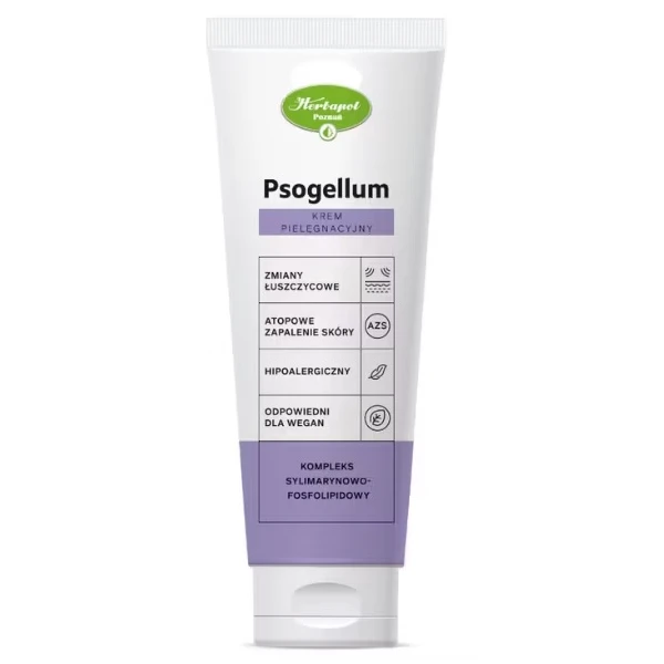 [DATA - 2026-10-31] Psogellum, hipoalergiczny krem pielęgnacyjny, do skóry atopowej, bardzo suchej, ze zmianami łuszczycowymi, 200ml