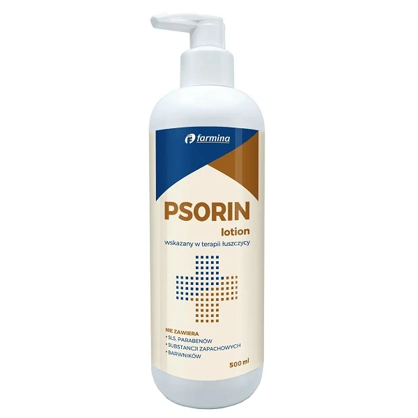 Psorin, lotion wskazany w terapii łuszczycy, 500ml