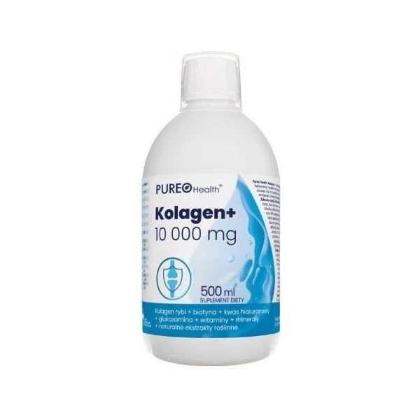 Pureo Health, Kolagen+ 10 000mg, płyn, smak owocowy, 500ml