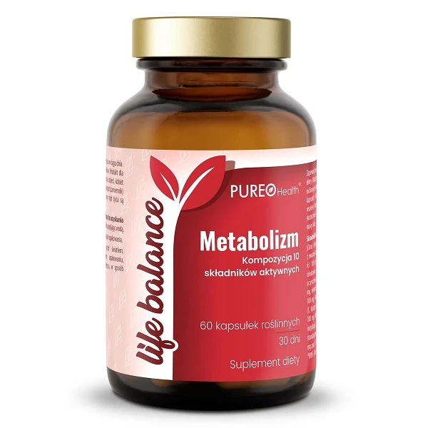Pureo Health Life Balance, Metabolizm, 60 kapsułek