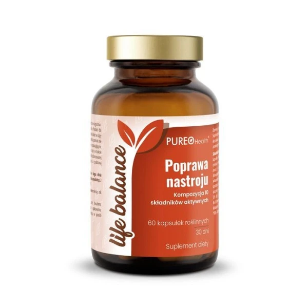 Pureo Health Life Balance, Poprawa Nastroju, 60 kapsułek