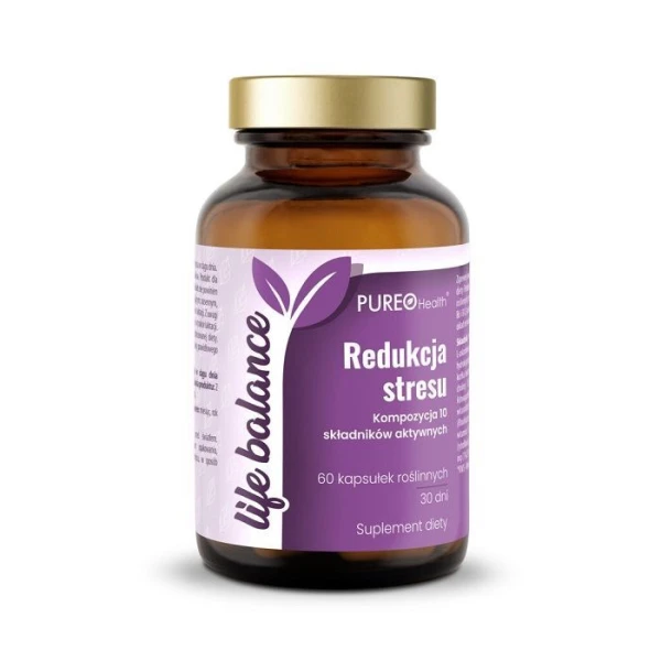 [DATA - 2026-10-31] Pureo Health Life Balance, Redukcja Stresu, 60 kapsułek
