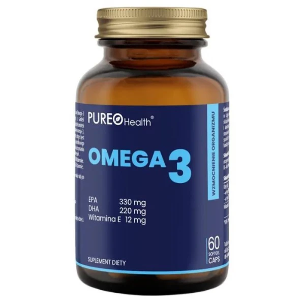 Pureo Health, Omega 3, 60 kapsułek