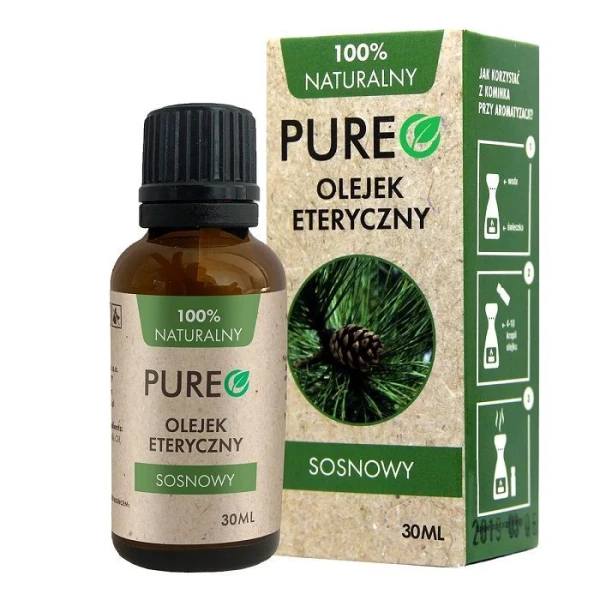 Pureo, olejek eteryczny, sosnowy, 30ml