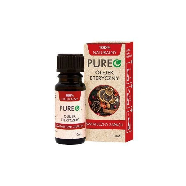 Pureo, olejek eteryczny, świąteczny zapach, 10ml