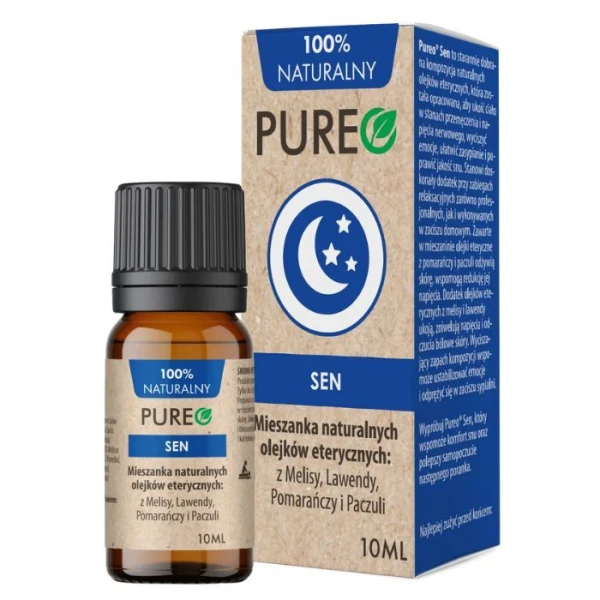 Pureo Sen, mieszanka naturalnych olejków eterycznych, 10ml