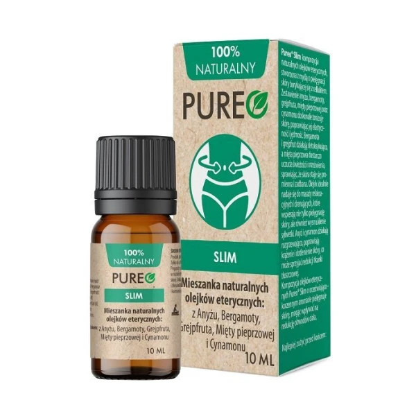 Pureo Slim, mieszanka naturalnych olejków eterycznych, 10ml