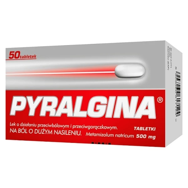 Pyralgina 500mg, 50 tabletek