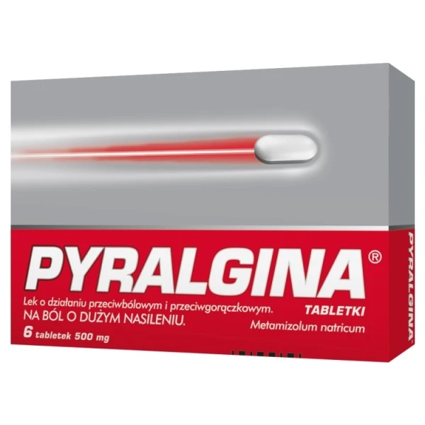 Pyralgina 500mg, 6 tabletek