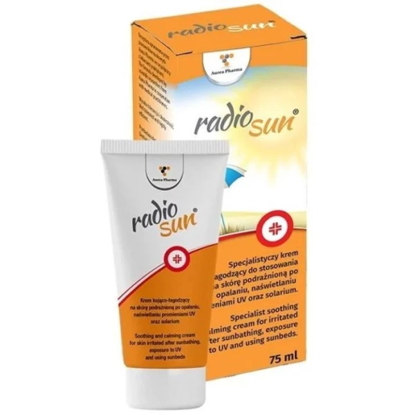 RadioSun, specjalistyczny krem kojąco-łagodzący po opalaniu, 75ml