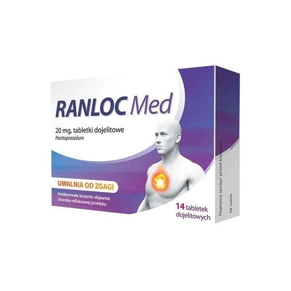 Ranloc Med 20mg, 14 tabletek