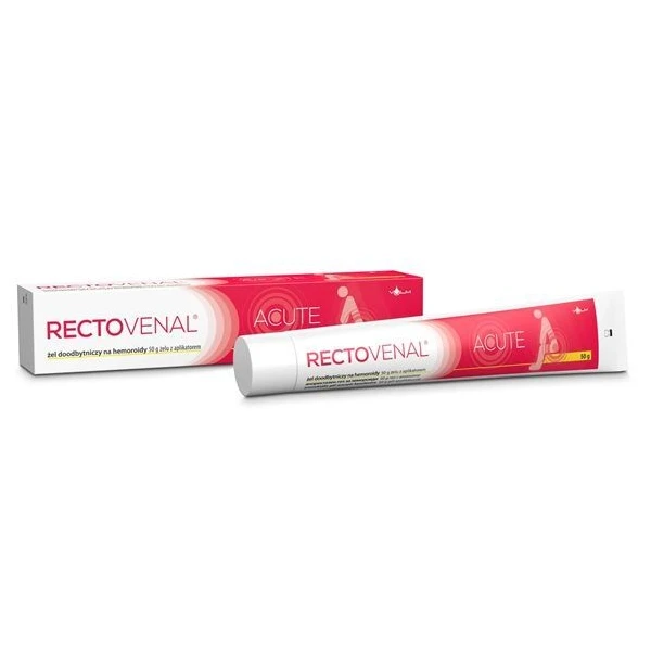 Rectovenal Acute, żel na hemoroidy, 50g