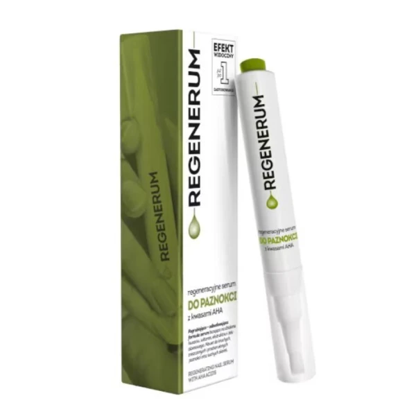 Regenerum, regeneracyjne serum do paznokci, z kwasami AHA, żel, 4ml