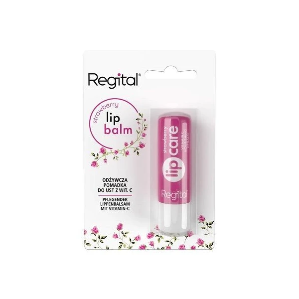 Regital, odżywcza pomadka do ust, z witaminą C, 4,9g