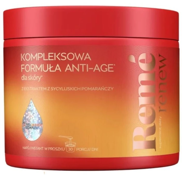Reme, kompleksowa formuła Anti-Age, ekstrakt z sycylijskich pomarańczy, proszek, 150g