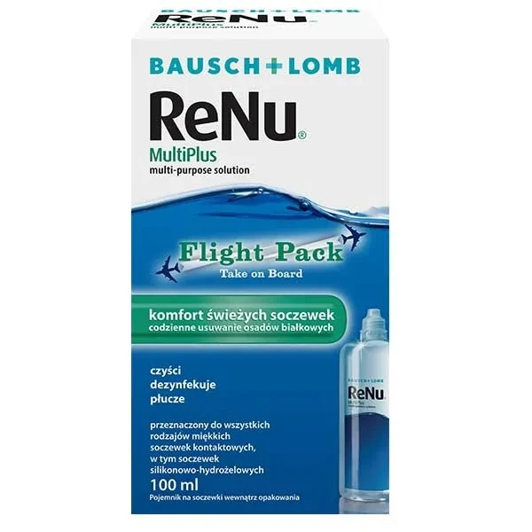 ReNu MultiPlus, płyn dezynfekcyjny i pielęgnacyjny do soczewek, 100ml