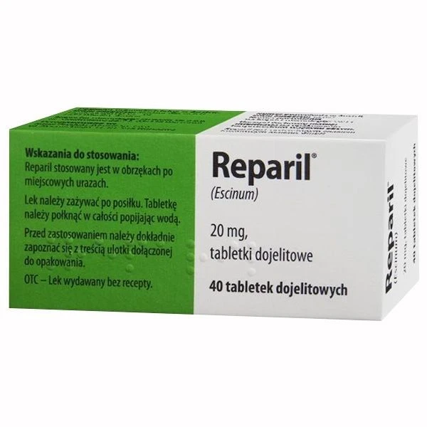 Reparil 20mg, 40 tabletek IR*