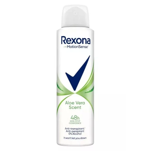 Rexona, antyperspirant w sprayu, 48h, Aloe Vera Scent, 150ml