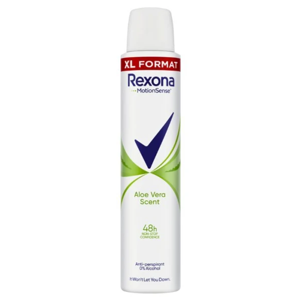 Rexona, antyperspirant w sprayu, 48h, Aloe Vera Scent, 200ml