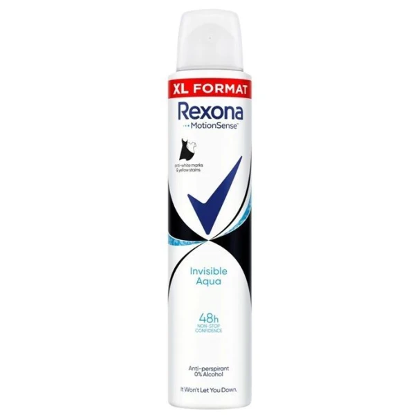 Rexona Invisible Aqua, antyperspirant w sprayu, 200ml
