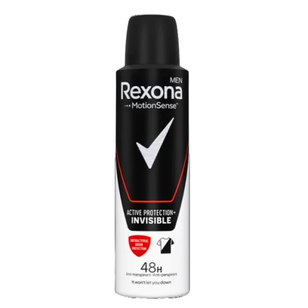 Rexona Men, antyperspirant dla mężczyzn, 48h, Active Protection+ Invisible Black + White, 150ml