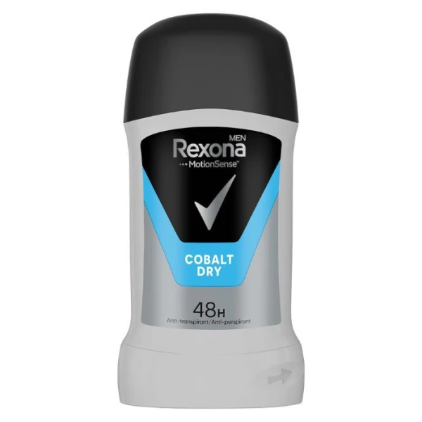 Rexona Men, antyperspirant w sztyfcie, 48h, Cobalt Dry, 50ml