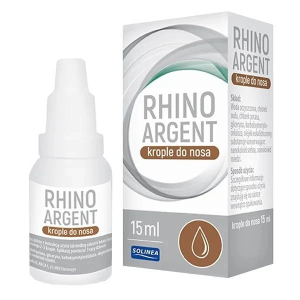 [DATA - 2026-11-30] Rhinoargent, krople do nosa, 15ml