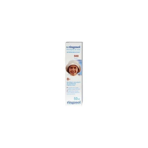 Ringosol, microspray do nosa, dla dorosłych i dzieci od urodzenia, 50ml