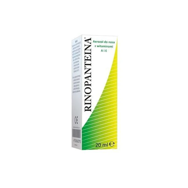 Rinopanteina, aerozol do nosa z witaminami A i E, 20ml