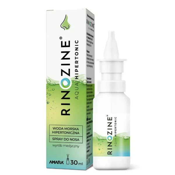 Rinozine Aqua Hipertonic, spray do nosa, 30ml
