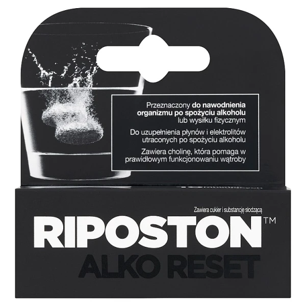 Riposton, smak pomarańczowy, 10 tabletek musujących