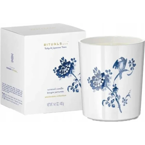 Rituals Amsterdam, Tulip & Yuzu, świeca zapachowa, do 70 godzin palenia, 400g