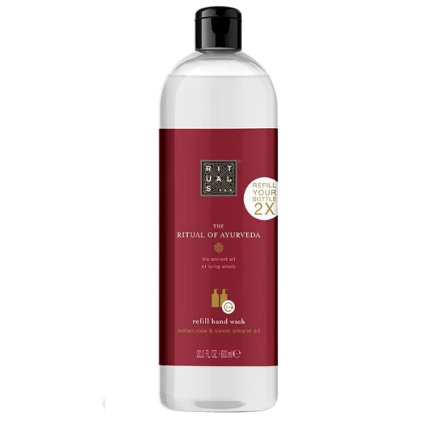 Rituals, The Ritual of Ayurveda, płyn do mycia rąk, róża indyjska i olejek migdałowy, zapas, 600ml