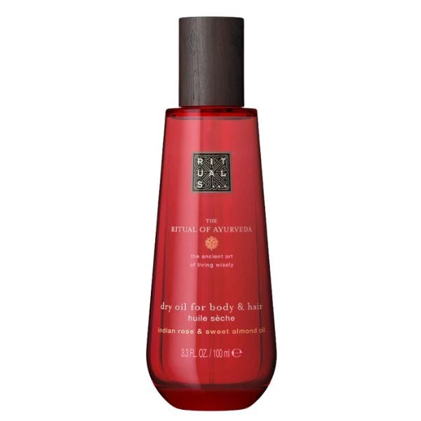 Rituals, The Ritual of Ayurveda, suchy olejek do ciała i włosów, róża indyjska i olejek migdałowy, 100ml