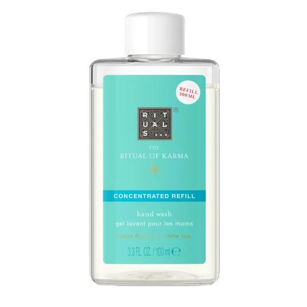 Rituals, The Ritual of Karma, koncentrat płynu do mycia rąk, kwiat lotosu i biała herbata, refill, 100ml