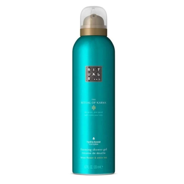 Rituals, The Ritual of Karma, pianka pod prysznic w żelu, kwiat lotosu i biała herbata, 200ml