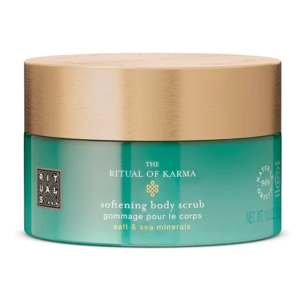 Rituals, The Ritual of Karma, solny peeling do ciała z minerałami morskimi, białą herbatą i kwiatem lotosu, 300g