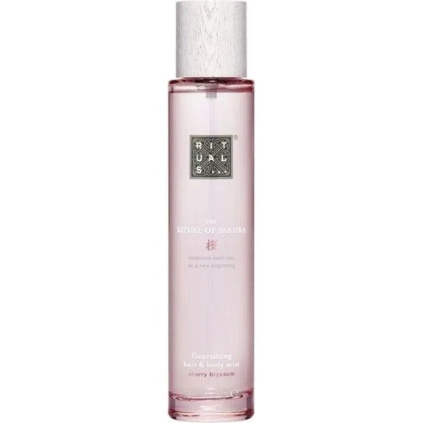 Rituals, The Ritual of Sakura, mgiełka do włosów i ciała, kwiat wiśni i mleko ryżowe, 50ml