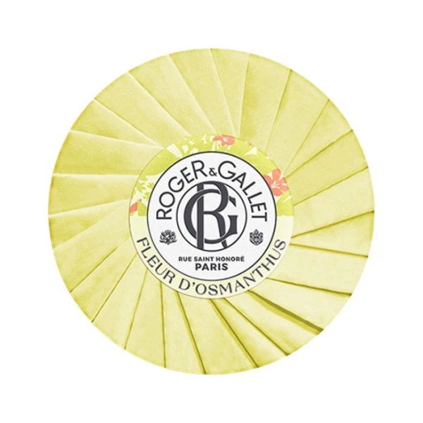Roger & Gallet, Fleur D'Osmanthus, mydło w kostce, mandarynka i osmantus, 100g