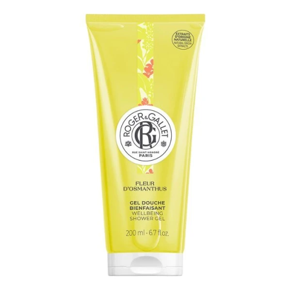 Roger & Gallet, Fleur D'Osmanthus, żel pod prysznic, mandarynka i osmantus, 200ml